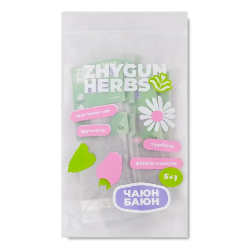 Трав'яний Чай Чаюн-баюн Zhygun Herbs, д/п, 6х2.5г