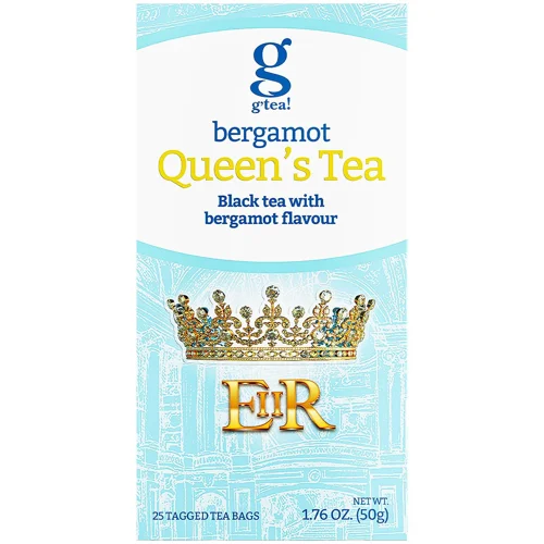 Чай чорний G'tea! Queen's Tea з бергамотом 2г*25шт