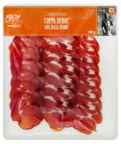 Шийка Сиров'ялена Нарізана Слайсами Coppa Duroc с/в 50%