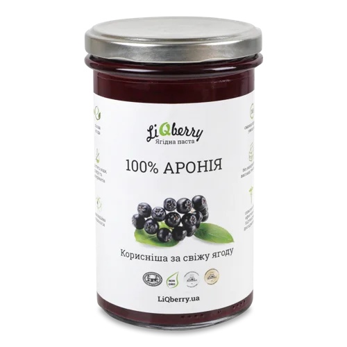 Паста Аронієва LiQberry, С/Б, 0.545 Л