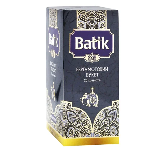 Чай чорний Batik Gold Бергамотовий букет 2г*25шт