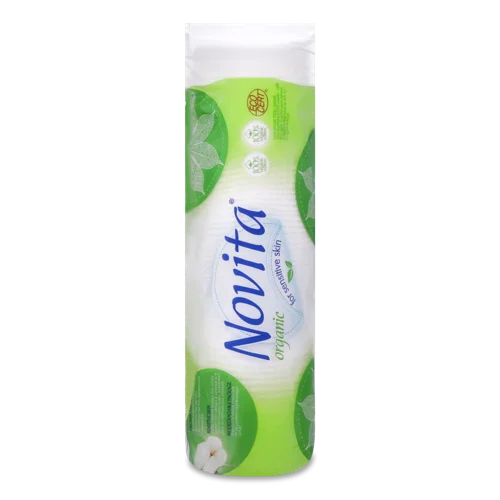 Косметичні Ватні Диски Organic Novita, 80 шт, в/с
