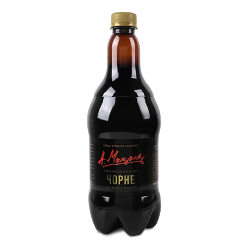 Пиво Темне Фільтроване Пастеризоване 900мл 6.5% Чорне Перша приватна броварня п/пл