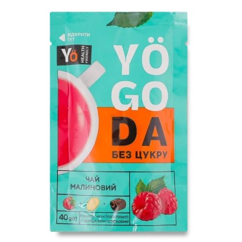 Концентрат Напою Безалкогольного Пастеризований Чай Малиновий Без Цукру, 40г