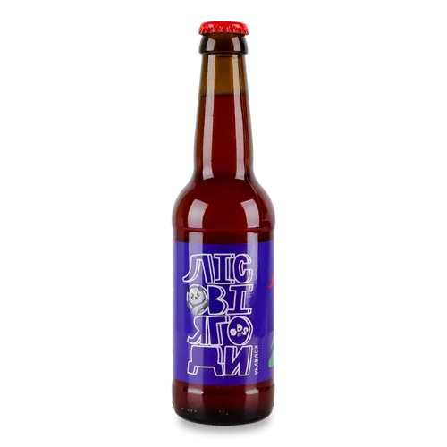 Комбуча Лісові Ягоди, Вищого Ґатунку, С/Пл, 330 Мл