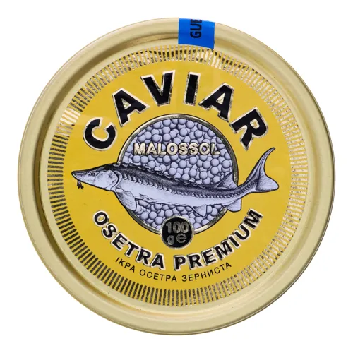 Ікра осетра зерниста Premium Дальриба з/б 100г
