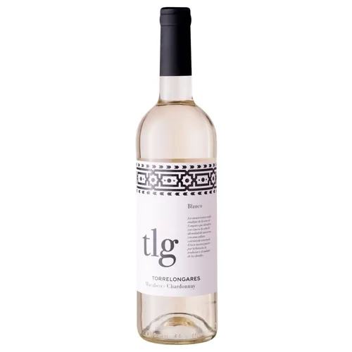 Вино Torrelongares Macabeo-Chardonnay біле сухе 13% 0,75л