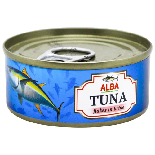 Тунець Alba шматочками у власному соку 65г