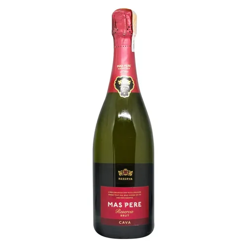 Вино ігристе Mas Pere Reserva Brut біле брют 11,5% 0,75л