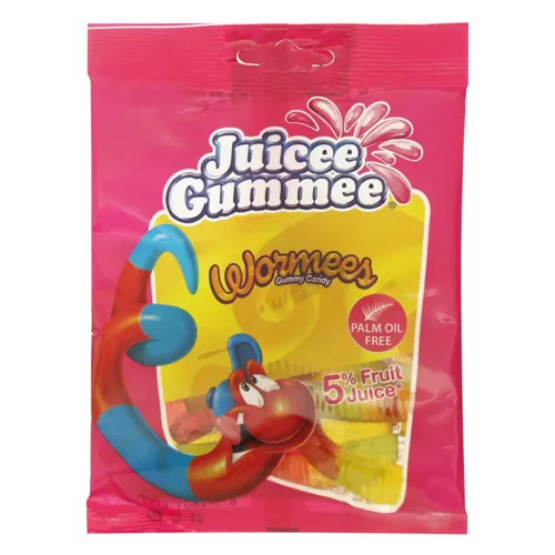 Цукерки желейні з фруктовим соком Wormees Juicee Gummee м/у 80г