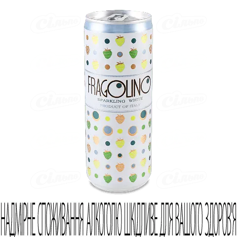 Вино ігристе Donelli Fragolino Sparkling White, 0,25л