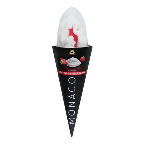 Морозиво 12% Йогурт-Полуниця Monaco Three Bears м/у 150г