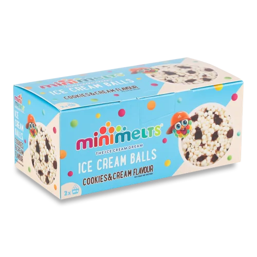 Морозиво Cookies & Cream Вищого Ґатунку, Картонна Упаковка 2х50г