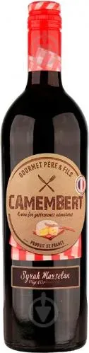 Вино червоне н/сухе Syrah Marselan Camembert, Gourmet Pere & Fils 0,750