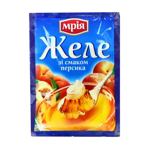 Желе швидкого приготування зі смаком персика Мрія м/у 90г