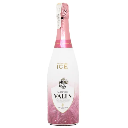 Вино ігристе Baron de Valls Ice рожеве напівсухе 11,5% 0,75л