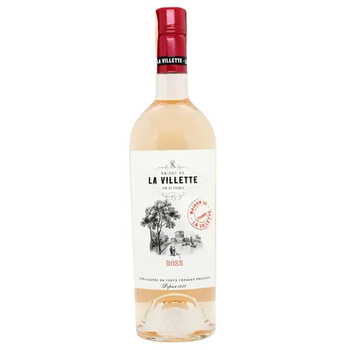 Вино La Villette Rose рожеве сухе 12% 0,75л
