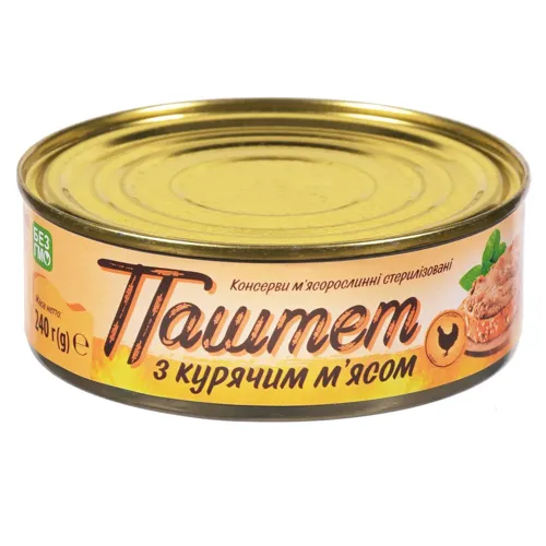 Паштет з курячим м'ясом 240г