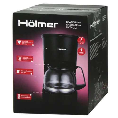 Кавоварка крапельна Hölmer HCD-012