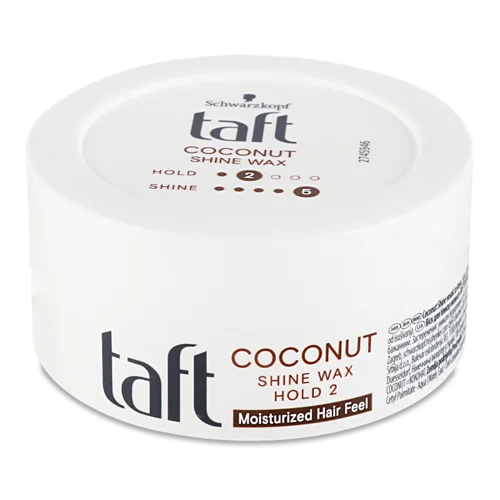 Віск Для Волосся Блиск Coconut Taft, В/ґ, 75мл