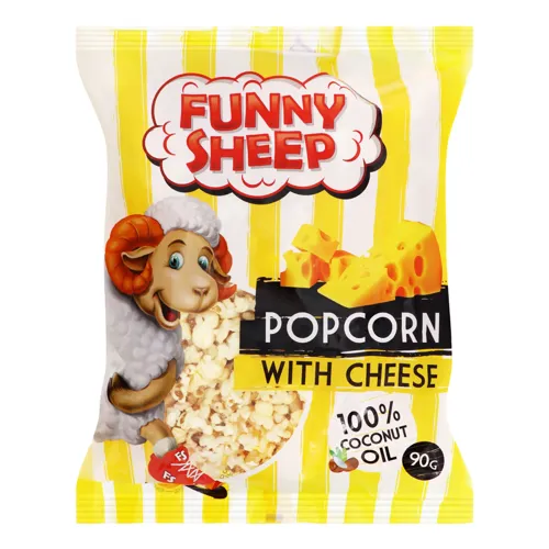 Попкорн солоний з сиром Fanny Sheep м/у 90г