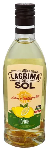 Олія Lagrima del Sol соняшникова Лимон 225г х24