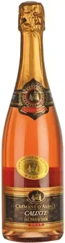 Вино ігристе Vignerons Catalans Calixte Crémant d'Alsace Aloc AOC рожеве сухе 0.75л 12.5%