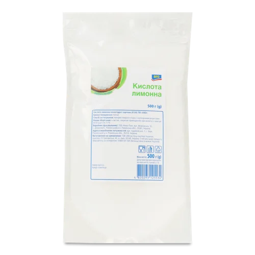Кислота Лимонна Aro, Вищого Ґатунку, м/у, 500 г