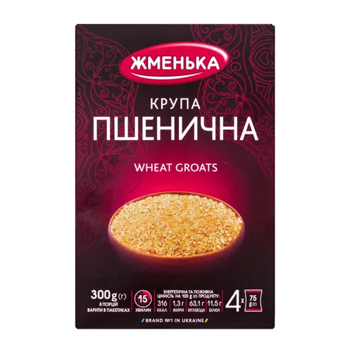 Крупа пшенична в пакетиках Полтавська №3 Жменька