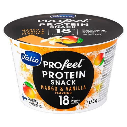 Снек сирковий протеїновий Valio Profeel Ваніль і манго без лактози 175г
