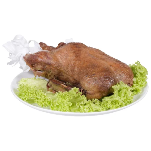 Качка фарширована яблуками