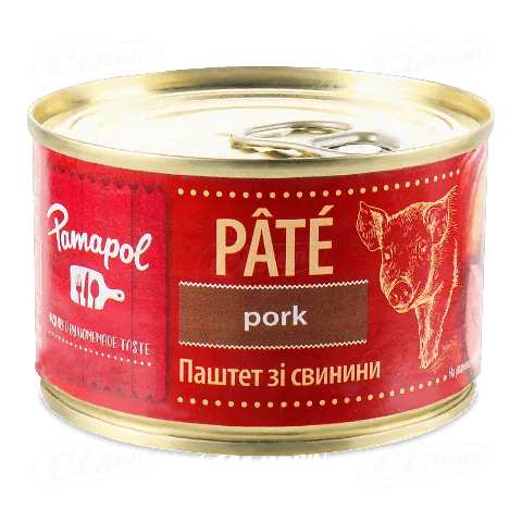 Паштет Pamapol зі свинини, 155г