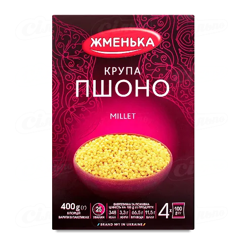 Крупа «Жменька» пшоно, 4*100г/уп