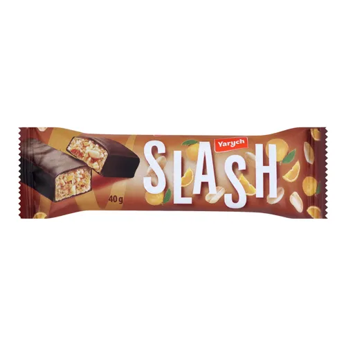 Батончик з апельсином та арахісом Slash Yarych м/у 40г