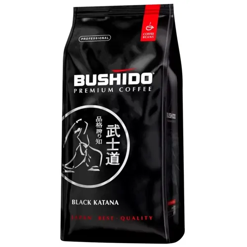 Кава Bushido Black Katana в зернах 1кг
