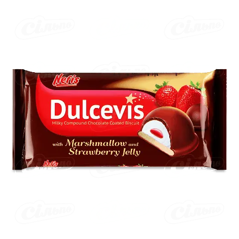 Печиво Nefis Dulcevis з маршмеллоу глазуроване, 70г
