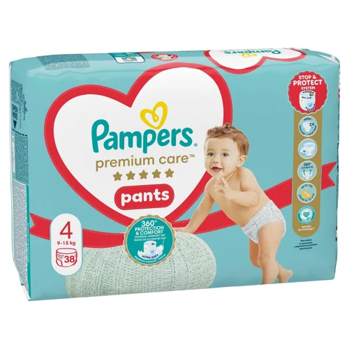 Підгузки-трусики Pampers Premium Care Maxi 4 9-15кг 38шт