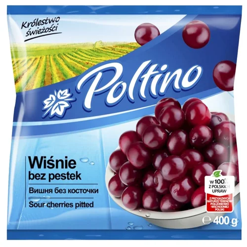 Вишня Poltino без кісточки швидкозаморожена 400г