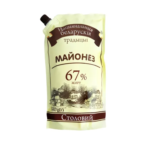 Майонез 67% Столовий Нацыянальныя беларускія традыцыі д/п 640г