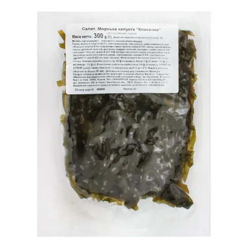 Морська капуста Класична Ніжинський КЗ вищого ґатунку 300г