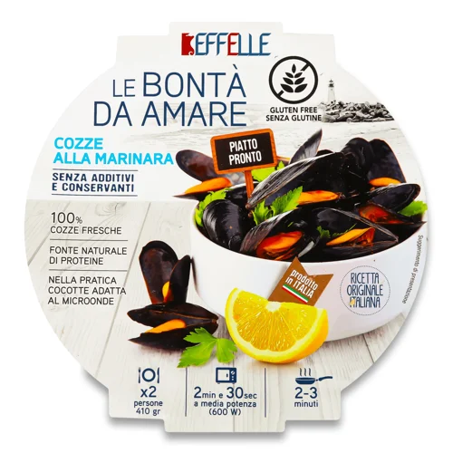 Мідії Effelle Pesca у соусі маринара,410г