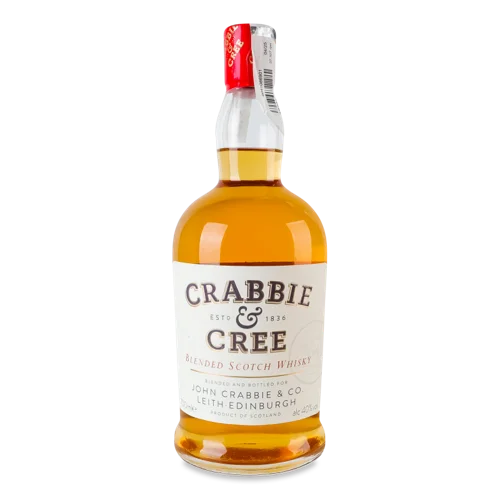 Віскі 0.7% 40% Crabbie & Cree John Crabbie & Co, скляна банка, перший ґатунок, 0.7л