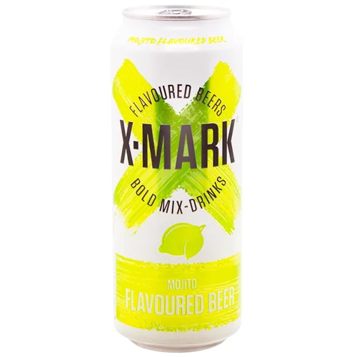 Пиво X-mark Flavoured Beer Mojito світле фільтроване 5,9% 0,5л