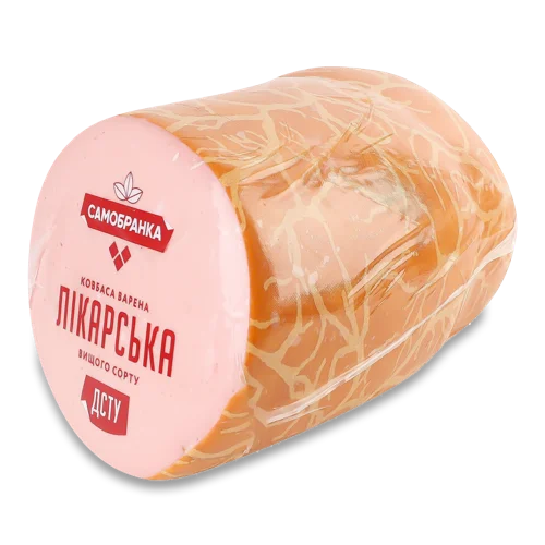 Ковбаса Варена Вищого Ґатунку Лікарська Самобранка, кг