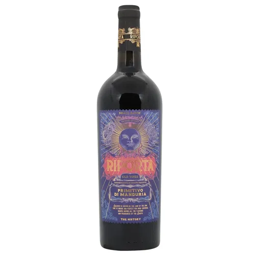 Вино Riporta Primitivo di Manduria червоне сухе 14,5% 0,75л