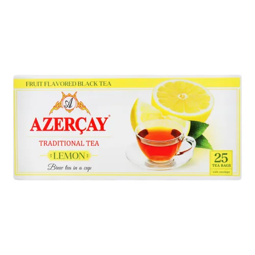 Чай чорний Azercay з лимоном 25шт*1,8г