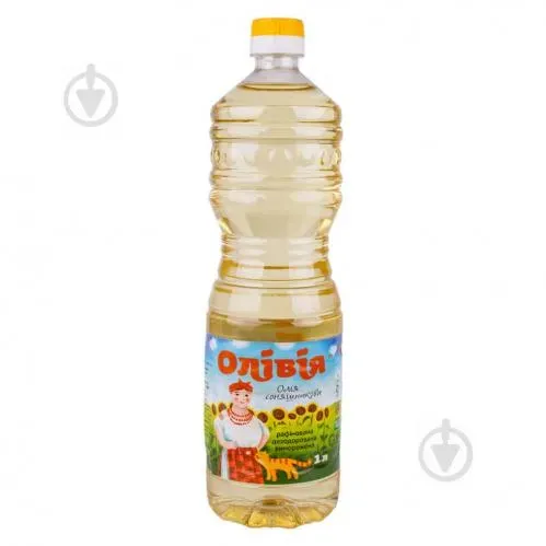 Олія соняшникова "Олівія" рафінована 1л