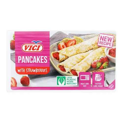 Млинці Vici з полуничним джемом 280г