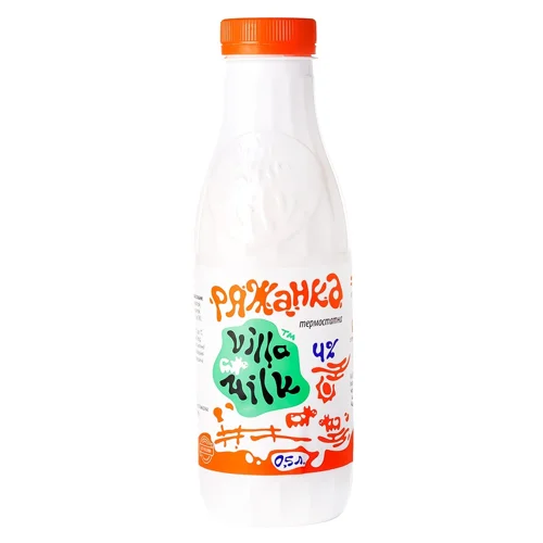 Ряжанка Villa Milk термостатна 4% 0,5л