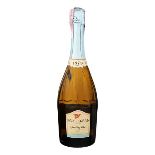 Вино ігристе 0.75л 10.5-12.5% біле брют Коктебель пл
